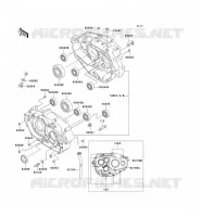 CARTER MOTEUR(S) pour Kawasaki KLX300R 2001