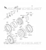 EMBRAYAGE pour Kawasaki KLX300R 2001
