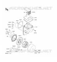 FILTRE A AIR pour Kawasaki KLX300R 2001