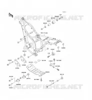 PIECE DE CADRE (COUVERTURE) pour Kawasaki KLX300R 2001