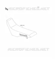 SELLE pour Kawasaki KLX300R 2001
