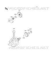 VILEBREQUIN pour Kawasaki KLX300R 2001