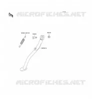 BEQUILLES pour Kawasaki KLX300R 2002