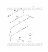 CABLES pour Kawasaki KLX300R 2002