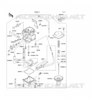 CARBURATEUR pour Kawasaki KLX300R 2002