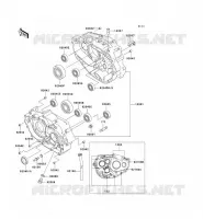 CARTER MOTEUR(S) pour Kawasaki KLX300R 2002