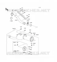 &Eacute;CHAPPEMENT pour Kawasaki KLX300R 2002