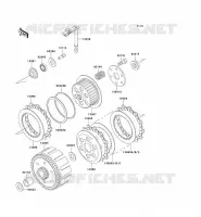 EMBRAYAGE pour Kawasaki KLX300R 2002