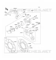 FREIN ARRIERE pour Kawasaki KLX300R 2002