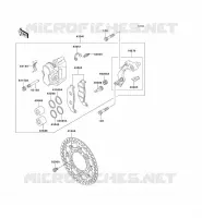 FREIN AVANT pour Kawasaki KLX300R 2002