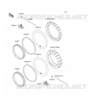 ROUE/PNEUS pour Kawasaki KLX300R 2002