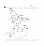 SUPPORT MOTEUR pour Kawasaki KLX300R 2002