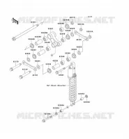 SUSPENSION ARRI&Egrave;RE pour Kawasaki KLX300R 2002