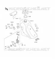 RESERVOIR CARBURANT pour Kawasaki KLX300R 2003