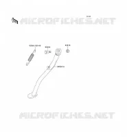 BEQUILLES pour Kawasaki KLX300R 2003
