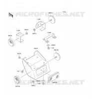 CATADIOPTRES(CN) pour Kawasaki KLX300R 2003