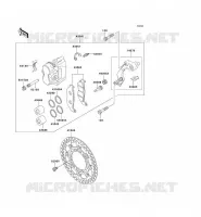FREIN AVANT pour Kawasaki KLX300R 2003