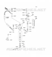 MAITRE CYLINDRE ARRI&Egrave;RE pour Kawasaki KLX300R 2003