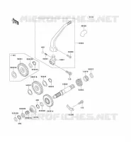 MECANISME DE KICK pour Kawasaki KLX300R 2003