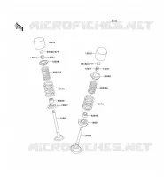 SOUPAPE pour Kawasaki KLX300R 2003