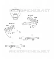 STICKER pour Kawasaki KLX300R 2003