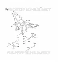 SUPPORT MOTEUR pour Kawasaki KLX300R 2003