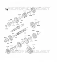 TRANSMISSION pour Kawasaki KLX300R 2003