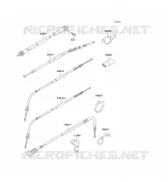 CABLES pour Kawasaki KLX650 1996