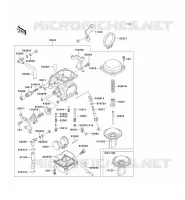 CARBURATEUR pour Kawasaki KLX650 1996