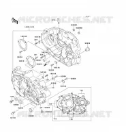 CARTER MOTEUR(S) pour Kawasaki KLX650 1996
