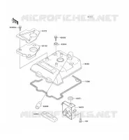 COUVRE CULASSE pour Kawasaki KLX650 1996