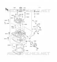 CULASSE pour Kawasaki KLX650 1996