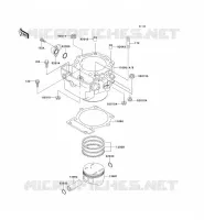 CYLINDRE/PISTON pour Kawasaki KLX650 1996