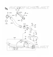 &Eacute;CHAPPEMENT pour Kawasaki KLX650 1996