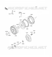 EMBRAYAGE pour Kawasaki KLX650 1996