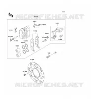 FREIN AVANT pour Kawasaki KLX650 1996