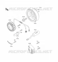 G&Eacute;N&Eacute;RATEUR pour Kawasaki KLX650 1996
