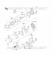 POMPE A HUILE pour Kawasaki KLX650 1996