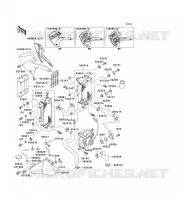 RADIATEUR pour Kawasaki KLX650 1996