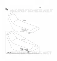 SELLE pour Kawasaki KLX650 1996