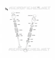 SOUPAPE pour Kawasaki KLX650 1996