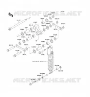 SUSPENSION pour Kawasaki KLX650 1996