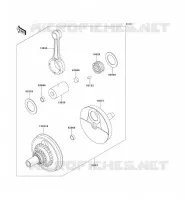 VILEBREQUIN pour Kawasaki KLX650 1996