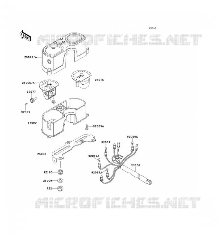 COMPTEURS Kawasaki TOUT-TERRAIN 650 1994 KLX650  KLX650-C2