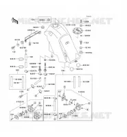 RESERVOIR CARBURANT pour Kawasaki KLX650 1995