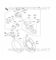 FREIN ARRIERE pour Kawasaki KLX650 1996