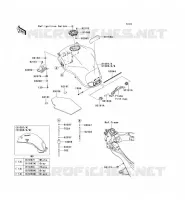 RESERVOIR CARBURANT pour Kawasaki VERSYS 1000 2012