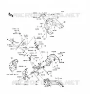 CARENAGE(SUPERIEUR) pour Kawasaki VERSYS 1000 2013