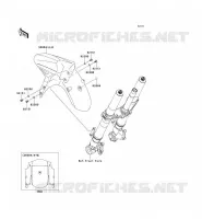 GARDE BOUE AVANT pour Kawasaki VERSYS 1000 2014