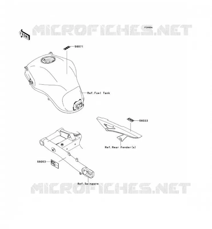 LABEL Kawasaki MOTOS 1000 2014 VERSYS 1000  KLZ1000AEF